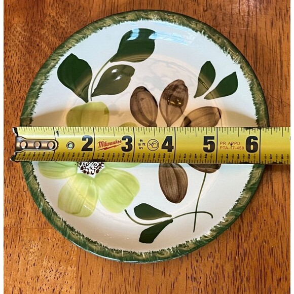 BLUE RIDGE Southern Potteries Bread Plate GREENBRIER PATTERN 1940s USA - Picture 5 of 7